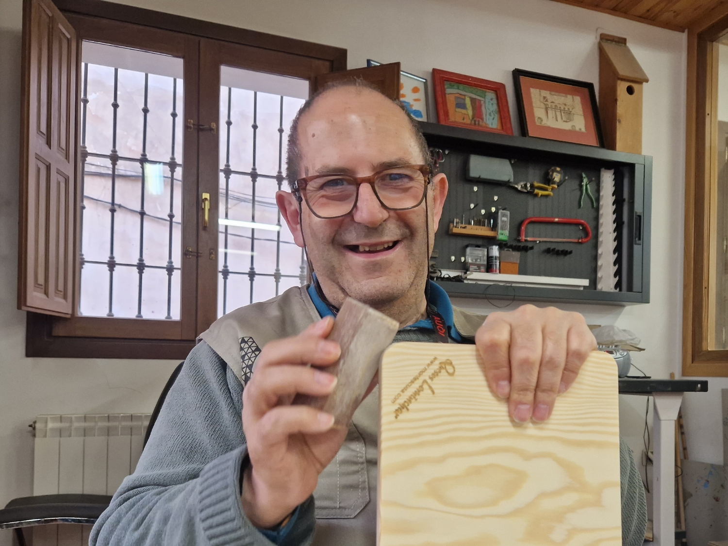 Francisco, del centro ocupacional Aframas