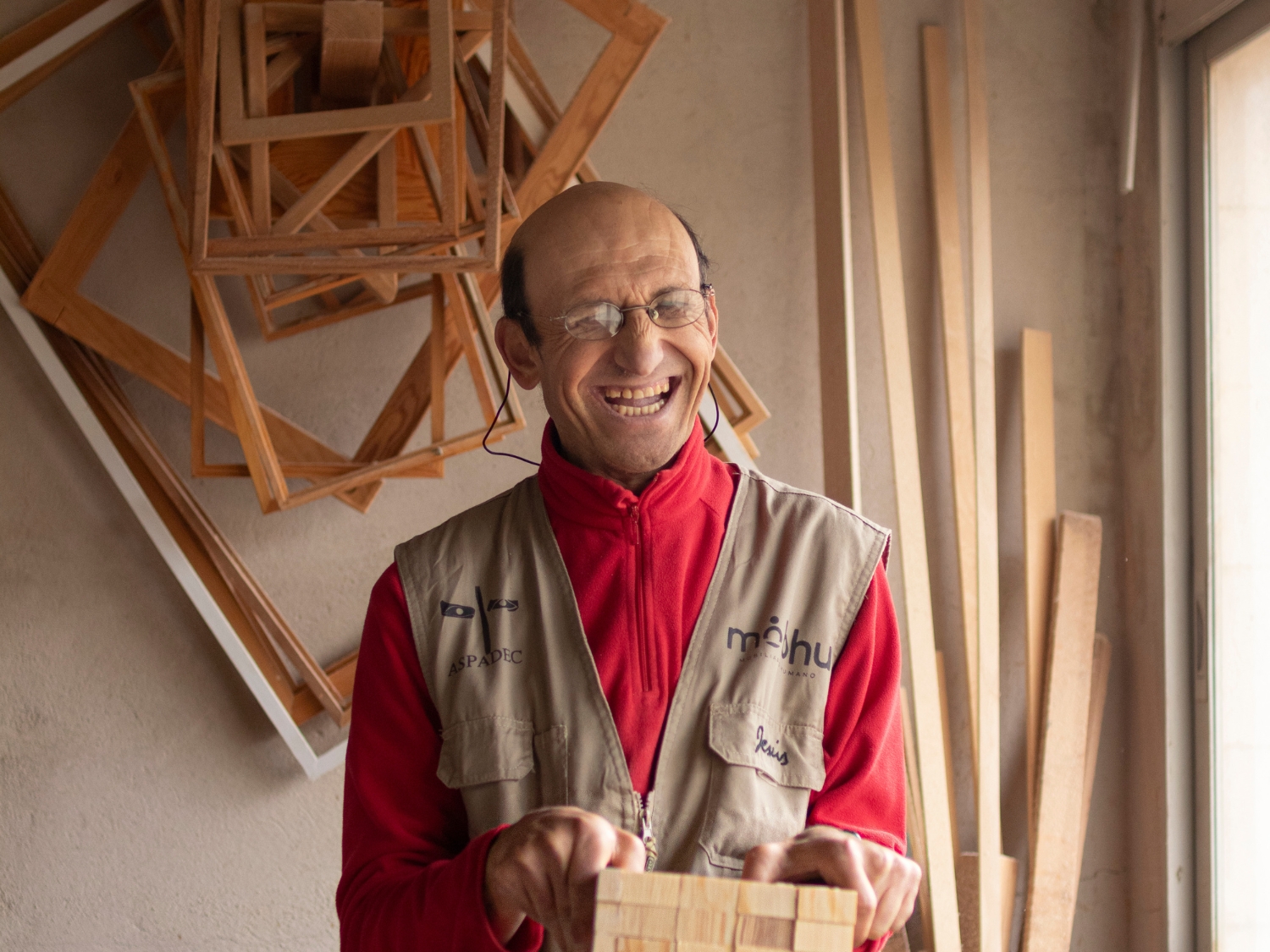 Jesús, del centro ocupacional Aspadec